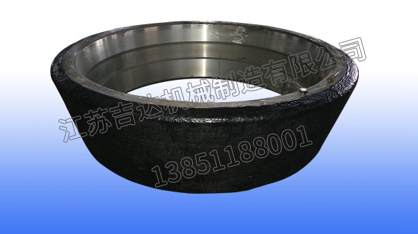 Finished product of vertical grinding roller tire