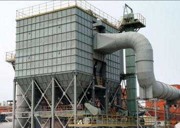 Gas - box pulse bag - type dust collector